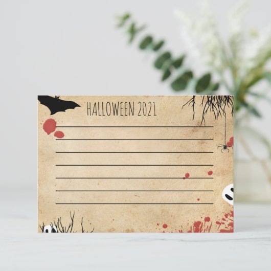 Blanco hand Halloween of digital write (Staand voorkant)