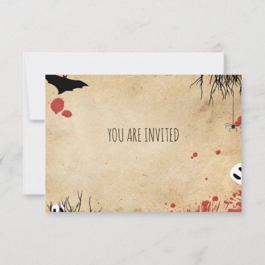 Blanco hand Halloween of digital write (Achterkant)