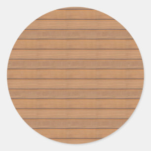 Blanco houten sjabloon trendy elegante ontwerp nat ronde sticker
