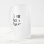 blanco in deken matglas bierpul (Voorkant links)