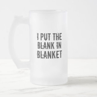 blanco in deken matglas bierpul