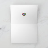 Blanco in kerstkrater door Julia Morrill Kaart (Binnen)