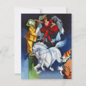 Blanco injecties Whimsical  Circus Clowns Kaart (Voorkant)