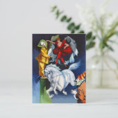 Blanco injecties Whimsical  Circus Clowns Kaart (Staand voorkant)