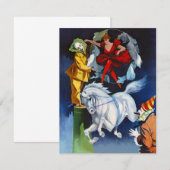 Blanco injecties Whimsical  Circus Clowns Kaart (Voorkant / Achterkant)