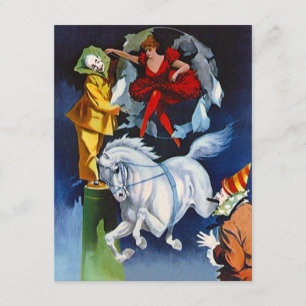 Blanco injecties Whimsical  Circus Clowns Kaart