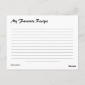 Blanco-inktkaarten Briefkaart (Achterkant)