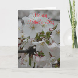 Blanco interne Happy Moederdag-kaart Kaart