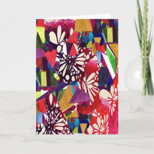 Blanco kaart, 5x7, met de titel "Geofiesta" door M Kaart