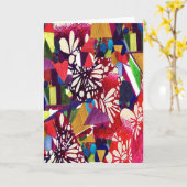 Blanco Kaart 5x7 met de titel "Geofiesta" van M. M (Gele Bloem)