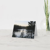 Blanco Kaart, bergmeer Bedankkaart (Voorkant)