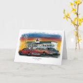 Blanco kaart - Cruis in Camaros (Gele Bloem)