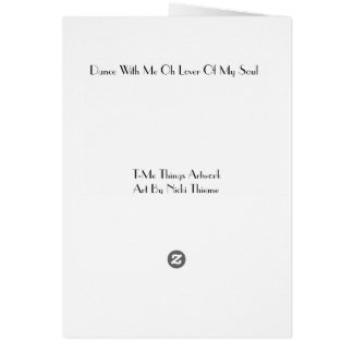 Blanco kaart, danser