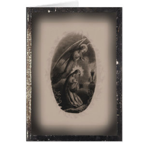  blanco kaart de Agony in de tuin