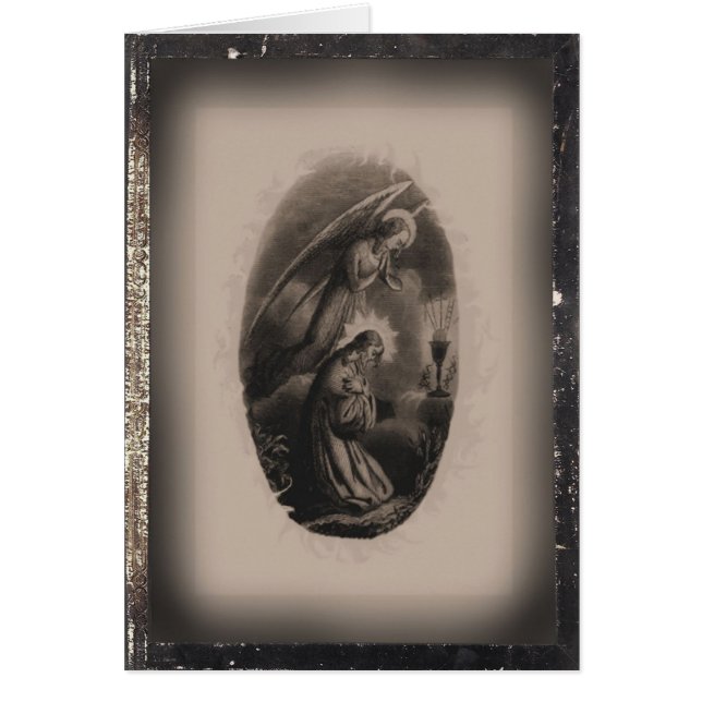  blanco kaart de Agony in de tuin (Voorkant)