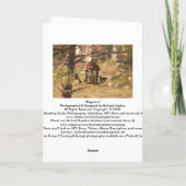 Blanco Kaart, Hawk Bedankkaart (Achterkant)