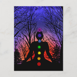 Blanco Kaart | Meditation Yoga op Sunset