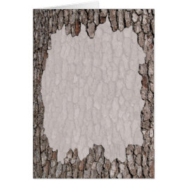 Blanco Kaart met boomscheurrand
