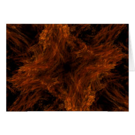 Blanco kaart met Fractal Design Background