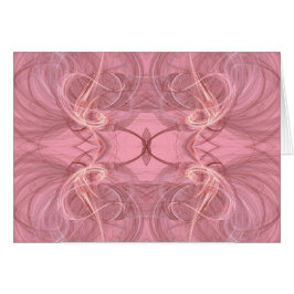 Blanco kaart met fractale achtergrond