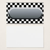 blanco Kaart met geruite vlag (Voorkant /achterkant)