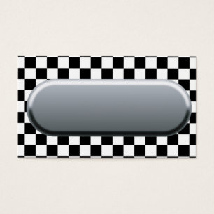 blanco Kaart met geruite vlag