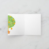 Blanco kaart met peulstructuur (Binnen)