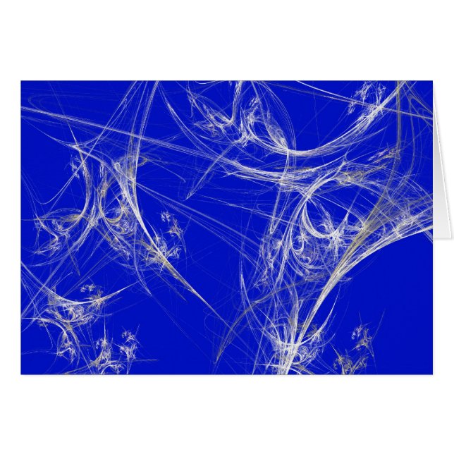 Blanco kaart met webachtergrond spin (Voorkant Horizontaal)