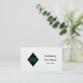 Blanco kaart om aan te passen visitekaartje (Staand voorkant)