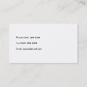 Blanco kaart om aan te passen visitekaartje (Achterkant)