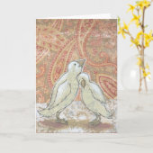 Blanco kaart perfect paar verloving bruiloft kunst (Gele Bloem)