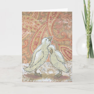 Blanco kaart perfect paar verloving bruiloft kunst