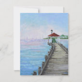 Blanco kaart schilderend Northport Village DocK (Voorkant)