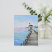 Blanco kaart schilderend Northport Village DocK (Staand voorkant)