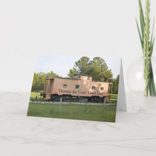 Blanco kaart voor bedekte cabine (Voorkant)