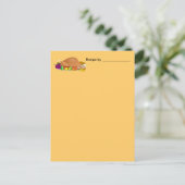 Blanco kaart voor dinerontvangst in Turkije (Staand voorkant)