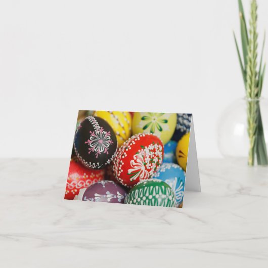 Blanco kaart voor handmatige paaseieren (Voorkant)