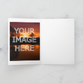 Blanco Kaart voor kerstfoto invoegen (Binnen)