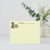 blanco kaart voor moeder en kind (Staand voorkant)