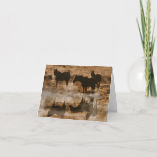 Blanco kaart voor paardennota