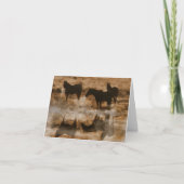 Blanco kaart voor paardennota (Voorkant)