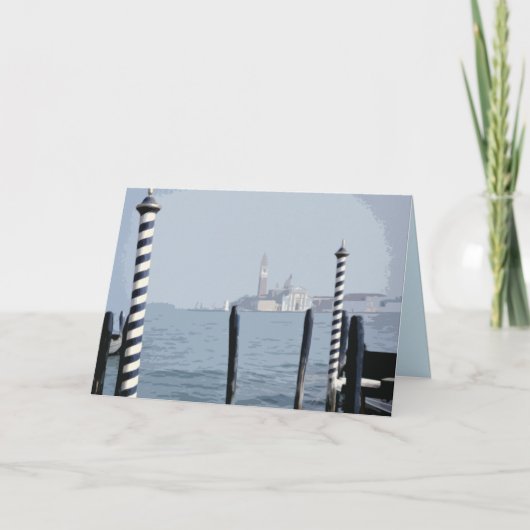 blanco kaart voor Venetië-kanaalscène (Voorkant)