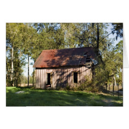 Blanco kaart voor verlaten winkelruimte