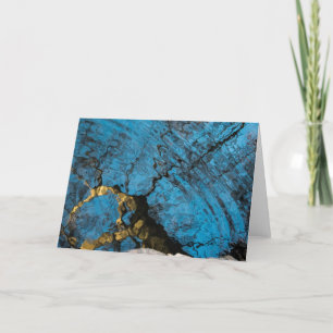 Blanco kaart voor vloeibaar hout