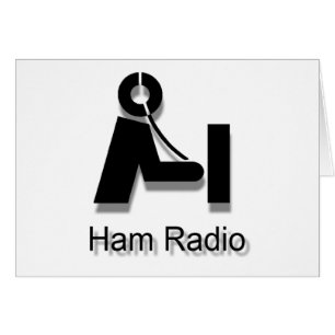 Blanco Kaarten voor Ham Radio 3-D PlainLogo aanpas