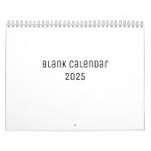 Blanco kalender (Hoes)