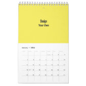 blanco kalender (Jan 2026)