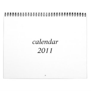 Blanco kalender 2011