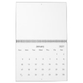 Blanco kalender 2017 met Feestdagen (Jan 2027)