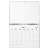 Blanco kalender 2017 met Feestdagen (Mar 2026)